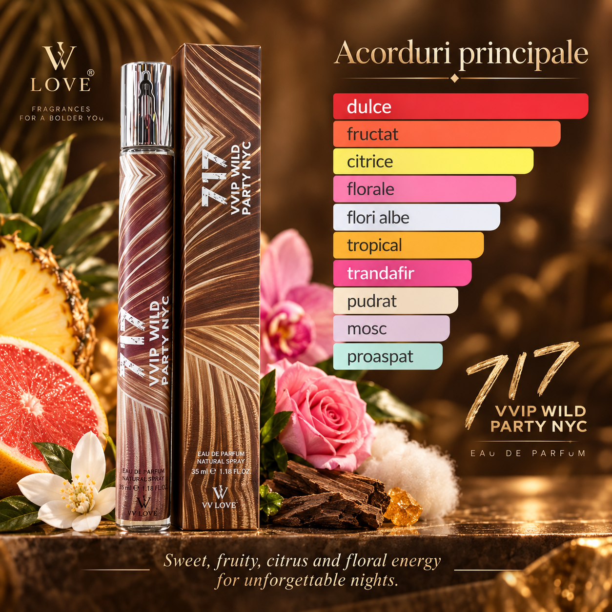 Parfum 717 VVIP Wild Party NYC V.V. Love 35 ml compact