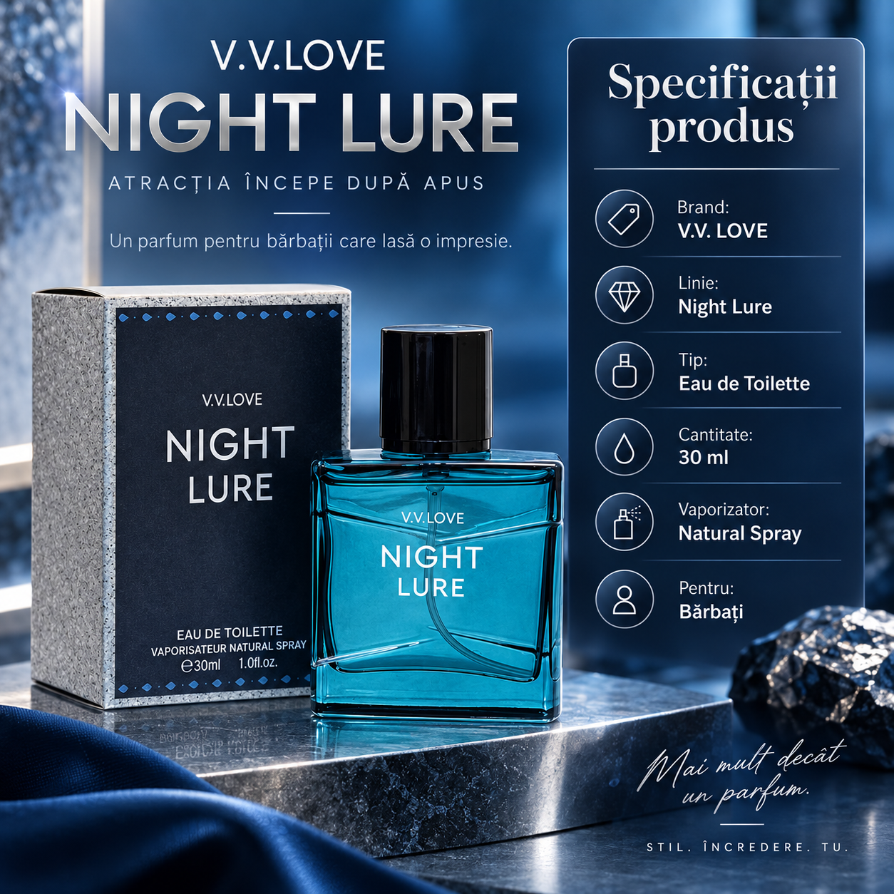 Parfum V.V. LOVE Night Lure 30 ml cadou