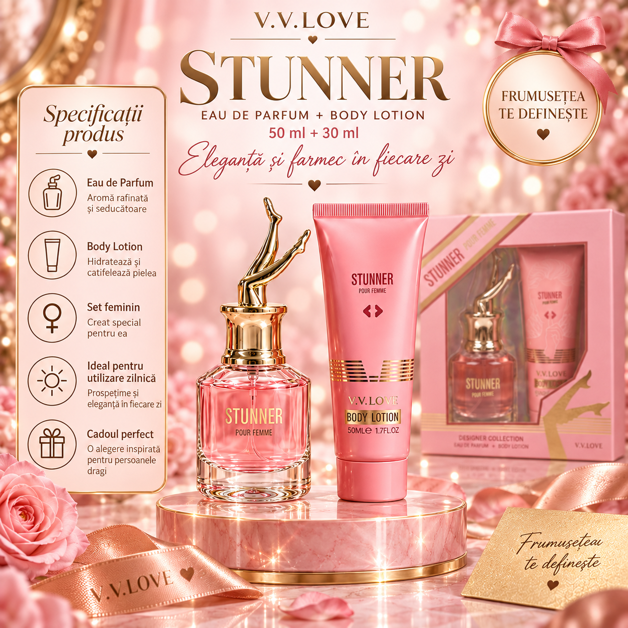 V.V.Love Stunner parfum femei si lotiune de corp