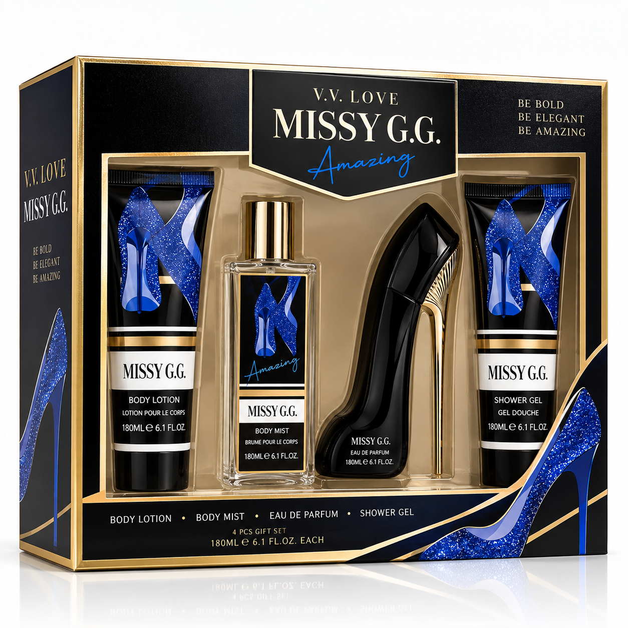 V.V. Love Missy G.G. Eau de Parfum 30 ml flacon pantof cu toc