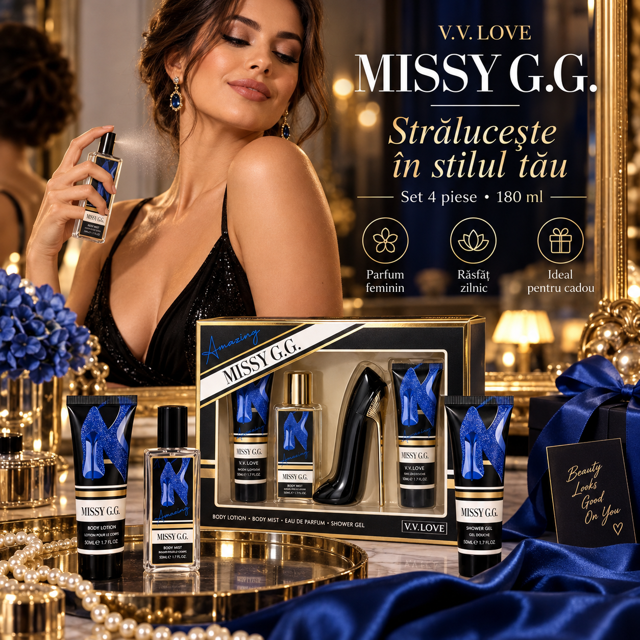 V.V. Love Missy G.G. Shower Gel 50 ml gel de dus femei